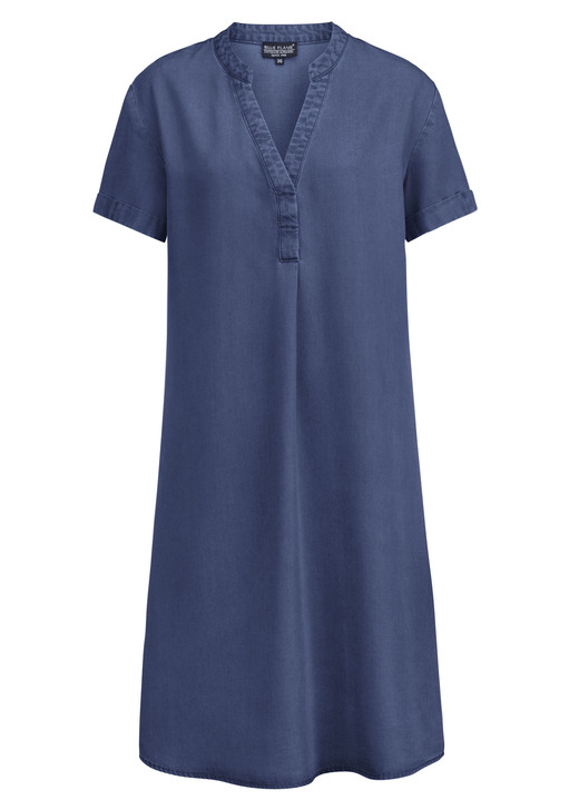 Kleider - Jeans-Kleid in sommerlicher, leichter Qualität, in Größe 034 bis 052, in Farbe DUNKELBLAU Ansicht 1