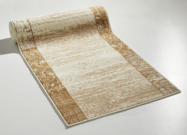 Teppiche - Strapazierfähige Läufer nach Maß, in Größe 101 (Läufer, 60 cm breit) bis 106 (Läufer, 100 cm breit), in Farbe BEIGE Ansicht 1