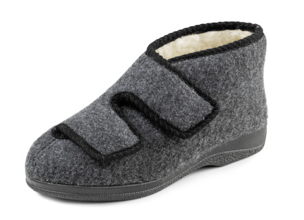 Stiefelette aus weichem Filz