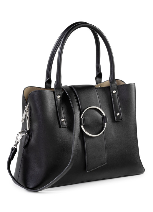 - Collezione Alessandro Tasche mit Metallschmuck, in Farbe SCHWARZ Ansicht 1