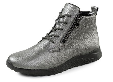Waldläufer, bequeme Damen-Stiefeletten, Winterschuhe, Weite H, aus Hirschleder