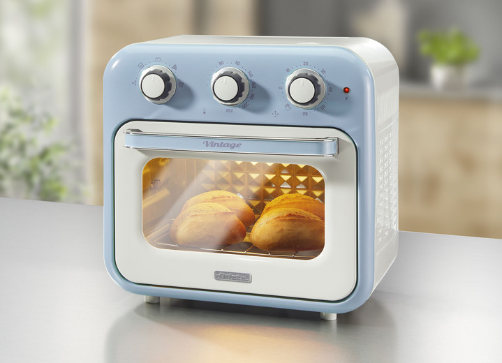 Heissluftfritteusen - Ariete 2-in-1 Heissluft-Ofen im Vintage-Design, in Farbe BLAU Ansicht 1
