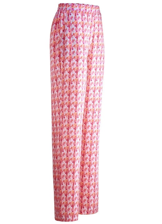 Hosen in Schlupfform - Hose in modischer Weite Hosen in Schlupfform - Hose in modischer Weite, in Größe 036 bis 052, in Farbe ORANGE-PINK-BUNT