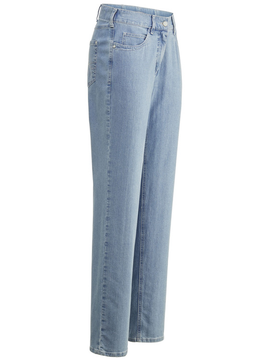 Hosen mit Knopf- und Reissverschluss - Komfortjeans CARLA, in Größe 018 bis 052, in Farbe HELLBLAU Ansicht 1