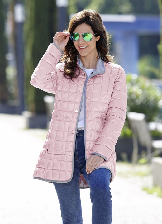 Jacken & Mäntel - Funktions-Wendejacke mit Druckerleiste Jacken & Mäntel - Funktions-Wendejacke mit Druckerleiste, in Größe 036 bis 054, in Farbe ROSÉ-SILBERGRAU