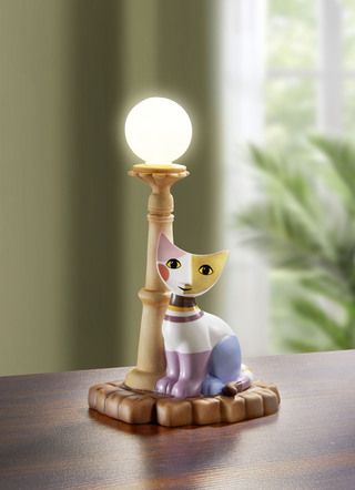 Katze an Laterne aus der Rosina-Wachtmeister-Kollektion