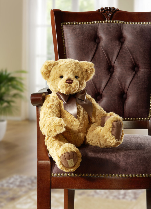Dekoration - Teddy Harvey aus hochwertigem Mikrofaser-Plüsch, in Farbe GOLD