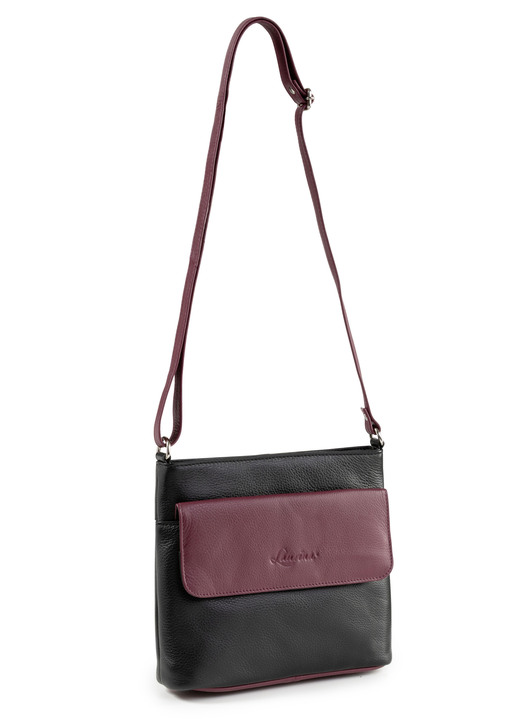 Taschen - Laurina, Tasche, Damen, mit verstellbarem Umhängeriemen Taschen - Laurina, Tasche, Damen, mit verstellbarem Umhängeriemen, in Farbe SCHWARZ-BORDEAUX