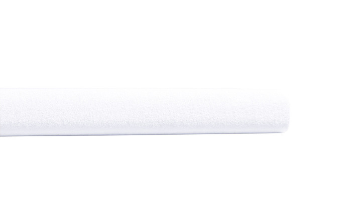 Spannbetttücher - Flauschige Jersey-Spannbetttücher aus Baumwolle, in Größe 133 (1 Spannbetttuch, 90–100/200 cm) bis 232 (1 Betttuch, 220/260 cm), in Farbe WEISS Ansicht 1