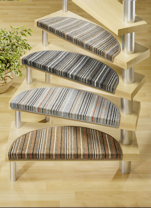 Teppiche - Stufenmatten, in Größe 151 (Stufenmatten, 2er-Pack) bis 325 (Stufenmatten, 15er-Pack), in Farbe GRAU