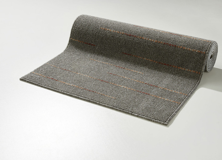 Teppiche - Erstklassige Läufer nach Mass, in Größe 102 (Läufer, 67 cm breit) bis 106 (Läufer, 100 cm breit), in Farbe DUNKELGRAU Ansicht 1