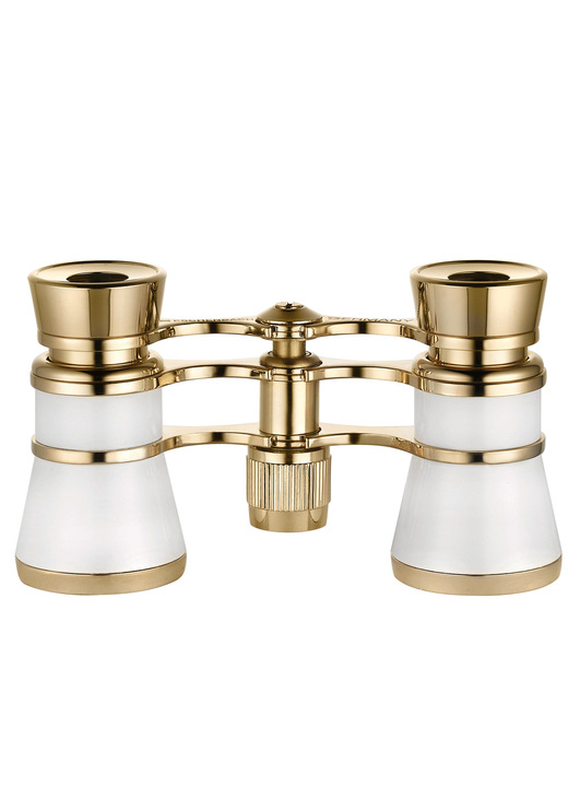 Praktische Hilfsmittel - Opernglas mit 3-fach Vergrösserung, in Farbe CREME-GOLD Ansicht 1