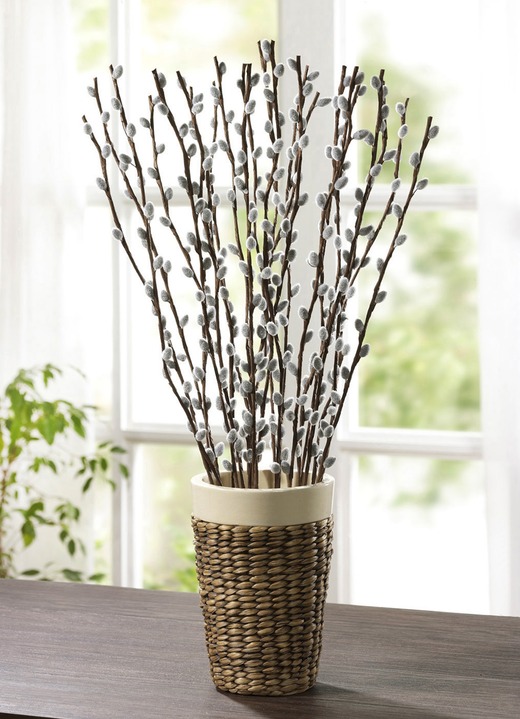 Ostern - Weidenkätzchenzweige, 8er-Set, in Farbe BRAUN