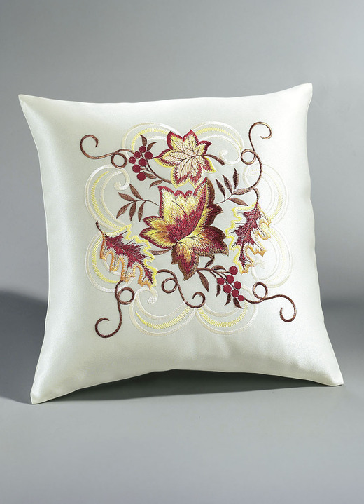 Wohnaccessoires - Tisch- und Raumdekoration «Herbstlaub-Motiv», in Größe 185 (Tischdecke, 85x 85 cm) bis 404 (Kissenhülle, 40x 40 cm), in Farbe  Ansicht 1