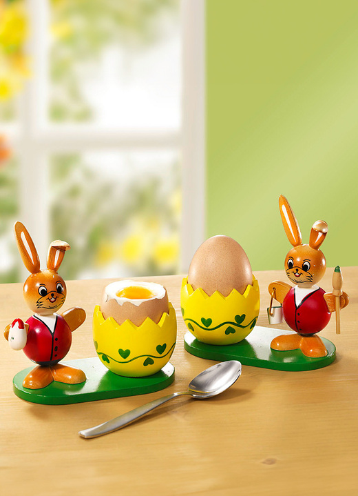 Ostern - Eierbecher, 2er-Set, in Farbe