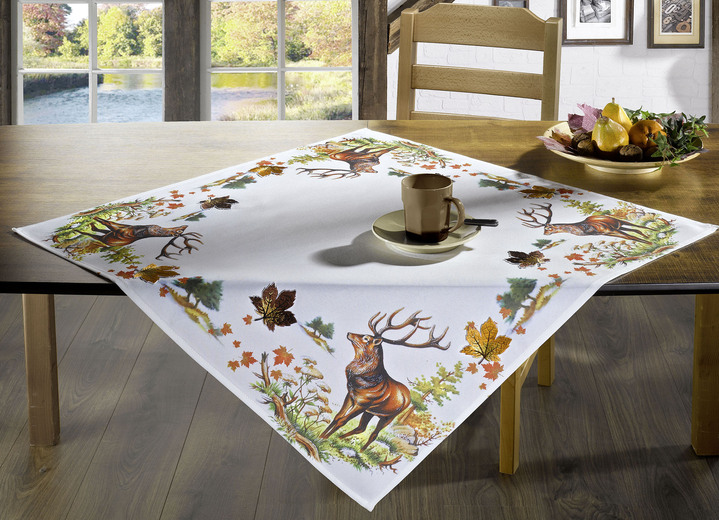 Heimtextilien - Bezaubernde naturnahe Accessoires, in Größe 101 (2 Deckchen, 35x 50 cm) bis 404 (Kissenbezug, 40x 40 cm), in Farbe WEISS Ansicht 1