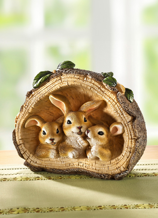 - Hasenfamilie, in Farbe NATUR