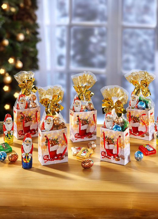 Weihnachten - 5er-Set Tütchen Inkl. süßer Füllung, in Farbe BUNT Ansicht 1