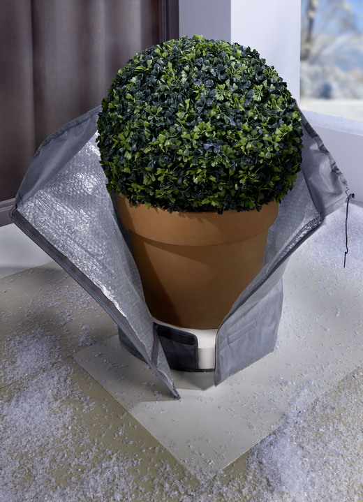 Garten - Winter-Topfschutz Ice, in Farbe GRAU, in Ausführung klein Ansicht 1