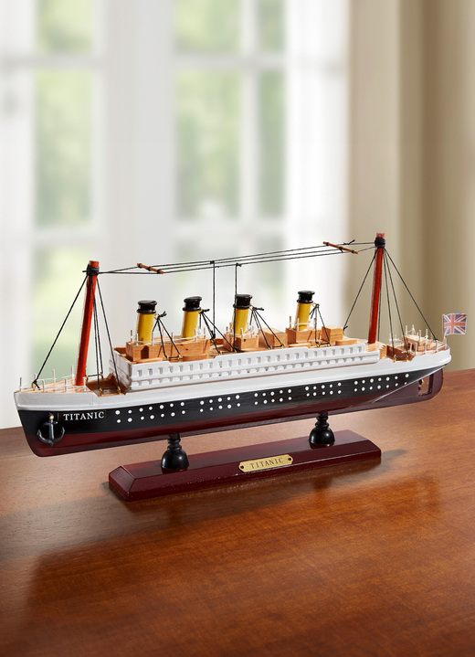 Wohnaccessoires - Titanic, in Farbe WEISS-ROT-SCHWARZ Ansicht 1