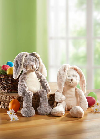 Plüsch-Hasen,2er-Set