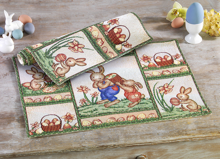 Tischdecken - Platzset aus Gobelin, 2-teilig, in Farbe BUNT Ansicht 1