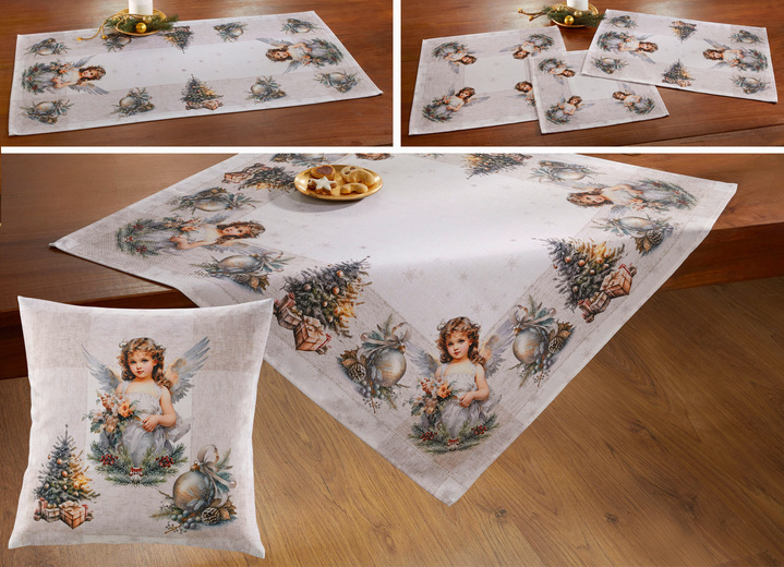 Heimtextilien - Traumhaft schöne Tisch- und Raumdekoration, in Größe 101 (Deckchen, 35x 50 cm) bis 404 (Kissenbezug, 40x 40 cm), in Farbe BUNT Ansicht 1
