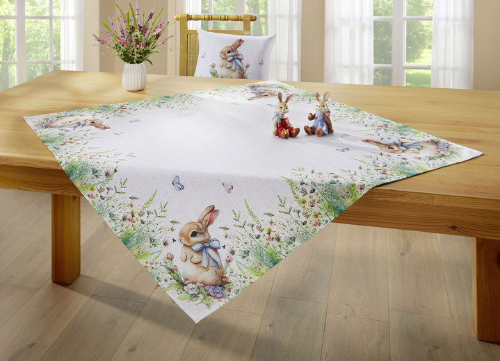 Heimtextilien - Tisch- und Raumdekoration mit Frühlings-Motiv, in Größe 101 (Läufer, 40x 90 cm) bis 404 (Kissenbezug, 40x 40 cm), in Farbe MULTICOLOR Ansicht 1