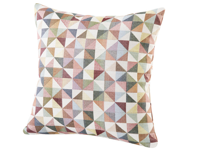 Dekokissen & Hüllen - Kissenbezug in Jacquard-Qualität, in Größe 105 (40x40 cm) bis 110 (50x50 cm), in Farbe BUNT Ansicht 1