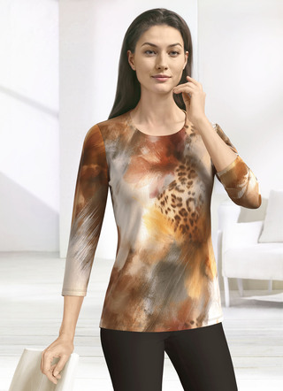 Shirt mit Allover-Dessin