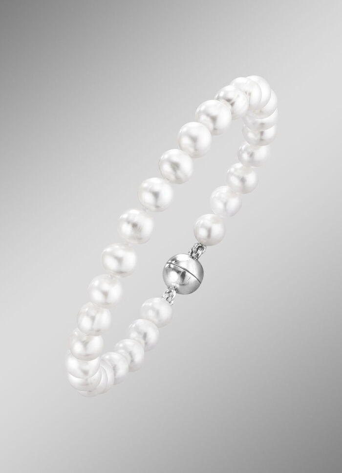 Armband mit Süsswasser-Zuchtperlen 