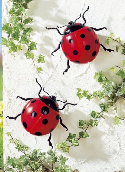 Solar-Marienk&auml;fer, 2er-Set 