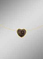 Vergoldeter Herz-Anhänger 