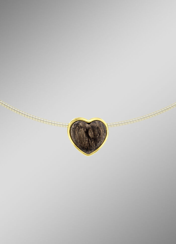 Vergoldeter Herz-Anhänger 