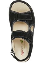 Waldl&auml;ufer, bequeme Damen-Sandalen, Weite H, mit herausnehmbarem Fussbett SCHWARZ