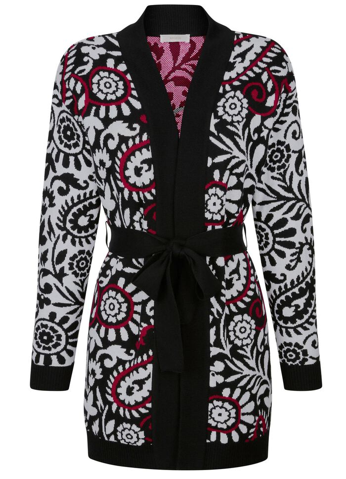 Strickjacke in Jacquard-Dessin 