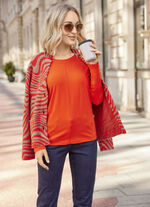 Unifarbenes Shirt ORANGE