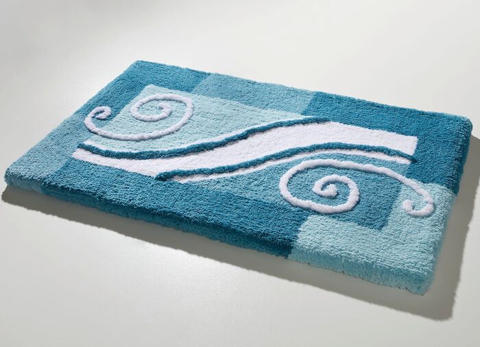 Badvorleger mit rutschhemmend beschichteter R&uuml;ckseite 