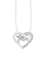 S&uuml;sser Herz-Anh&auml;nger mit Diamanten 