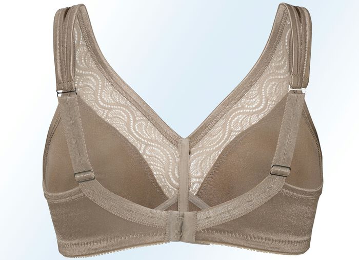 Swegmark of Sweden Zweierpack  BH mit elastischen Spitzeneinsätzen am Décolleté 1X SAND, 1X MAUVE