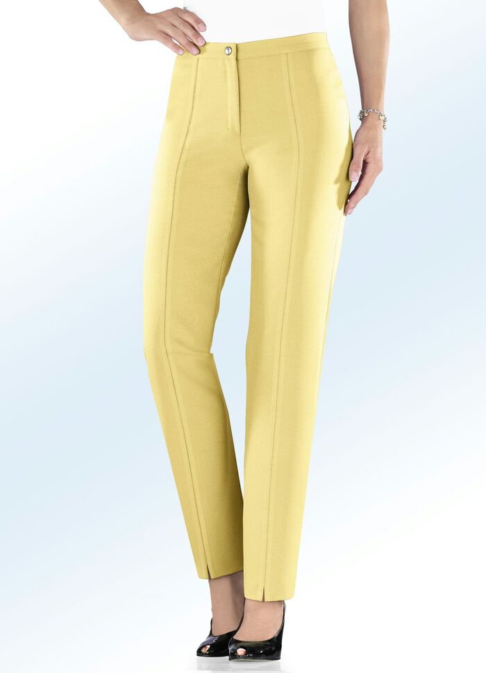 Hose mit Stretchbund HELLGELB