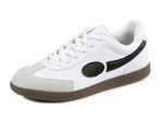 Sneaker aus Synthetik und Veloursleder 