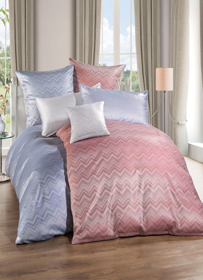 Bettw&auml;sche-Garnitur in b&uuml;gelleichter Qualit&auml;t GRAU