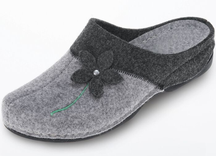 Laurina, klassische Damen-Hausschuhe, mit anatomisch geformtem Fussbett 