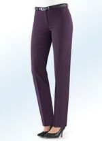 Attraktive Hose mit Stretchbund BURGUND MEL.