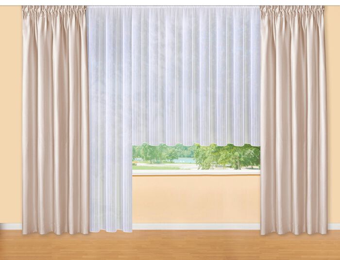 Aparter Einzelschal mit Multifunktionsband CREME