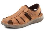 GINO GALANTE, klassische Herren-Sandalen, aus Leder 