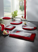 Supersoft Badgarnitur von Grund GRAU-ROT