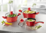 Ultra kratzfestes Granit Royal-Topf-Set, 6-teilig 