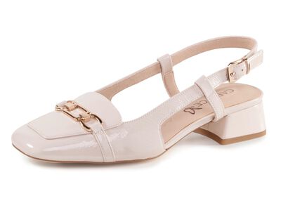 Caprice Sling-Pumps mit Metallschmuck 